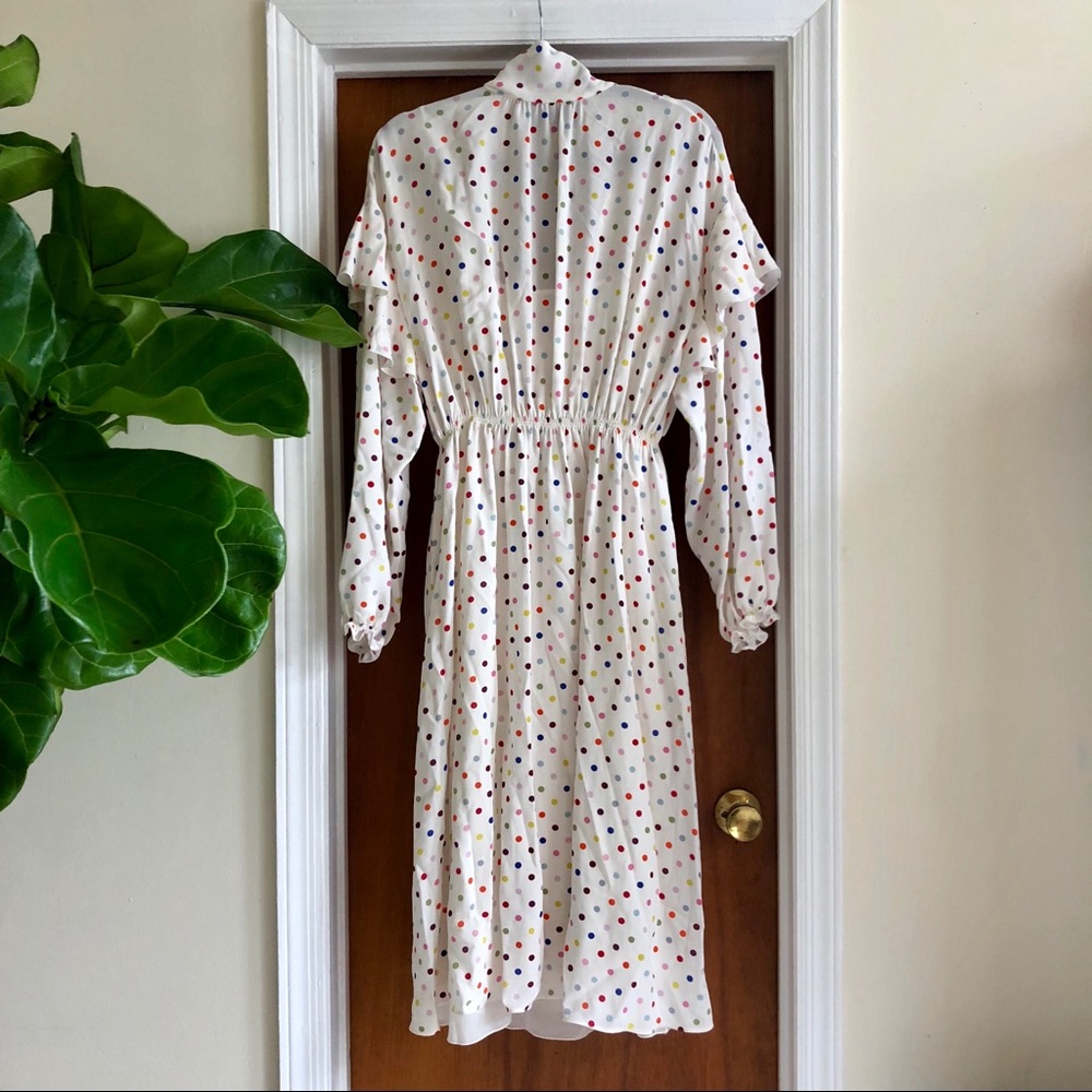 VALENTINO ruffle polka dot dress - Picture 9 of 12